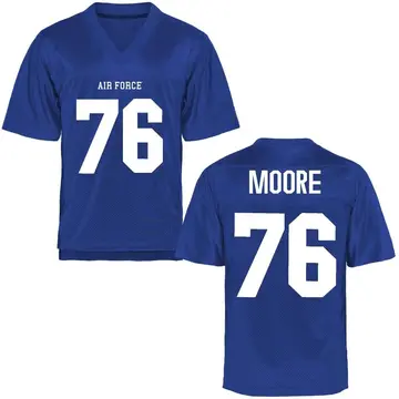 Men's Alex Moore Air Force Falcons Game Royal Blue Football College Jersey