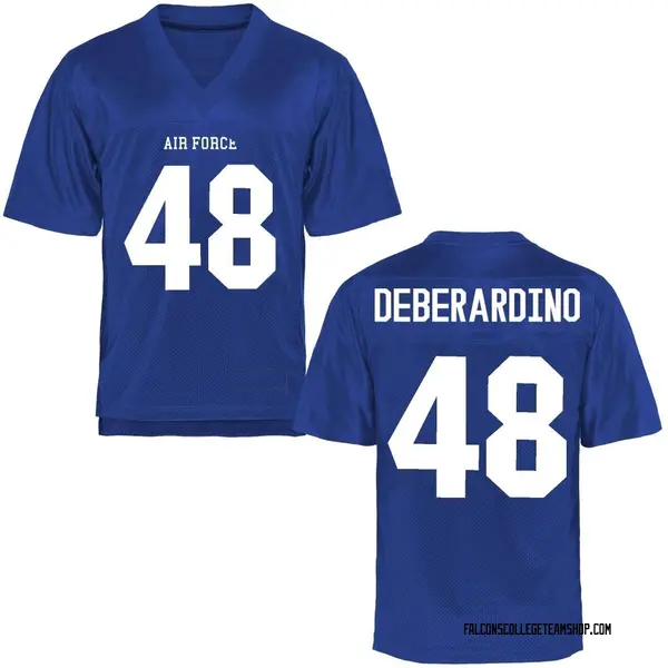 Men's Anthony DeBerardino Air Force Falcons Replica Royal Blue Football College Jersey