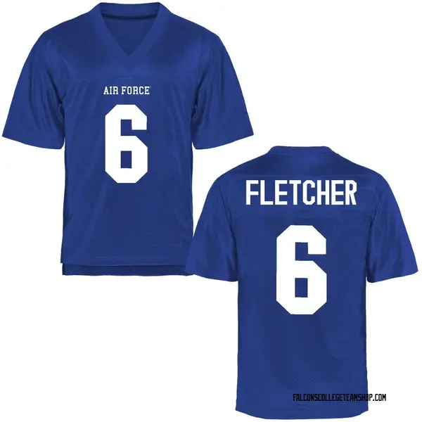 Men's Blake Fletcher Air Force Falcons Game Royal Blue Football College Jersey