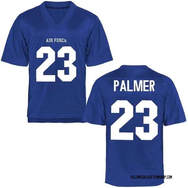 Men's Cade Palmer Air Force Falcons Replica Royal Blue Football College Jersey