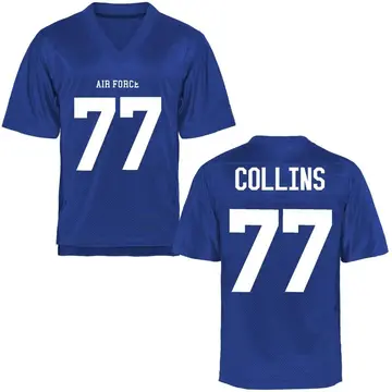 Men's Cameron Collins Air Force Falcons Replica Royal Blue Football College Jersey