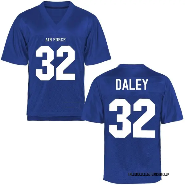 Men's Dallas Daley Air Force Falcons Game Royal Blue Football College Jersey