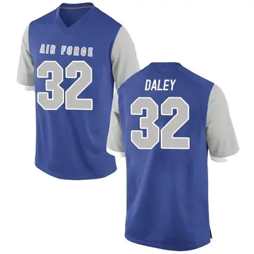 Men's Dallas Daley Air Force Falcons Replica Royal Football College Jersey