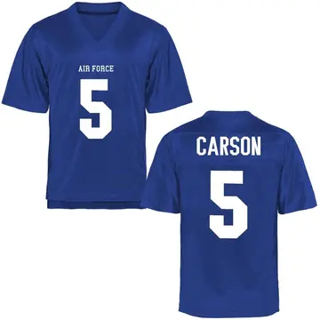 Men's Dylan Carson Air Force Falcons Game Royal Blue Football College Jersey
