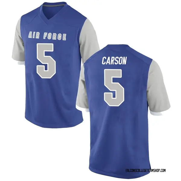 Men's Dylan Carson Air Force Falcons Nike Replica Royal Football College Jersey