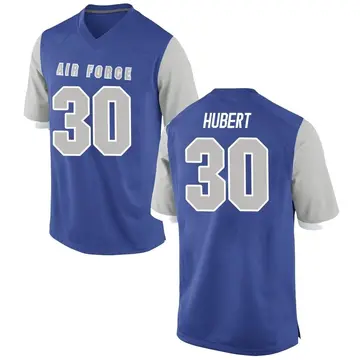 Men's Isaac Hubert Air Force Falcons Game Royal Football College Jersey