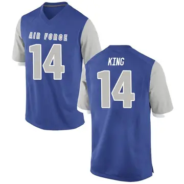 Men's Jackson King Air Force Falcons Game Royal Football College Jersey