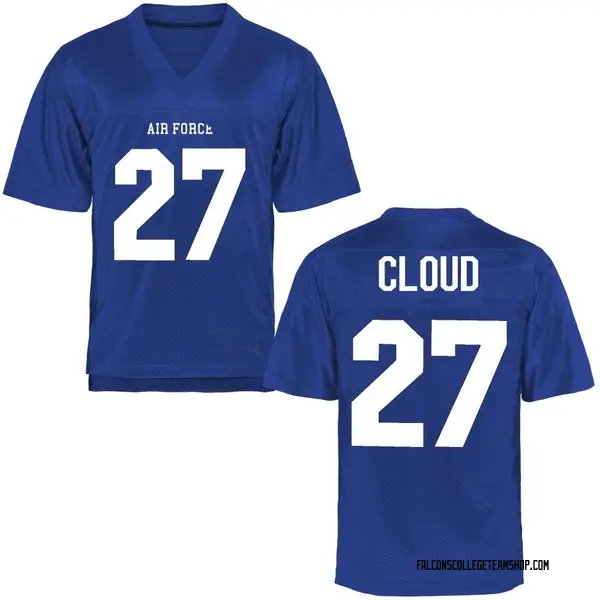 Men's Kaden Cloud Air Force Falcons Replica Royal Blue Football College Jersey