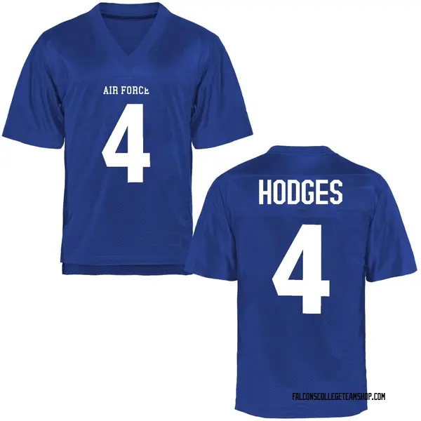 Men's Kemper Hodges Air Force Falcons Replica Royal Blue Football College Jersey