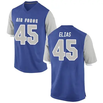 Men's Omari Elias Air Force Falcons Replica Royal Football College Jersey