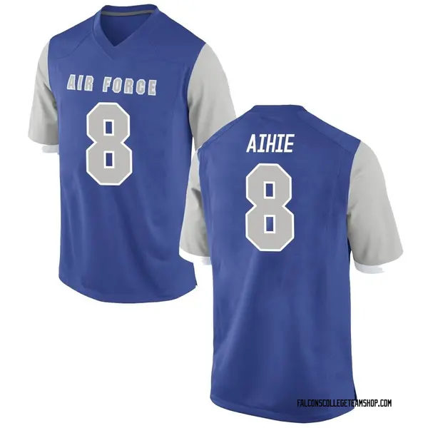 Men's Osaro Aihie Air Force Falcons Nike Game Royal Football College Jersey