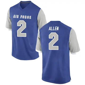 Men's Owen Allen Air Force Falcons Replica Royal Football College Jersey