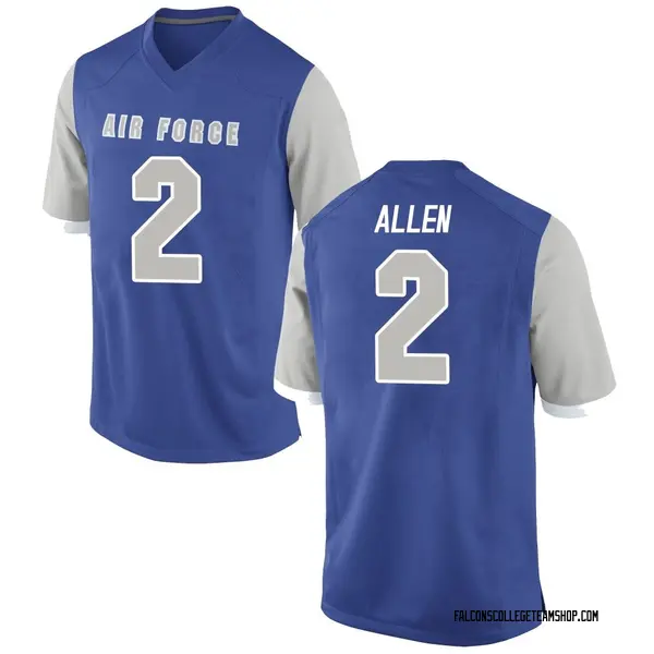 Men's Owen Allen Air Force Falcons Nike Replica Royal Football College Jersey