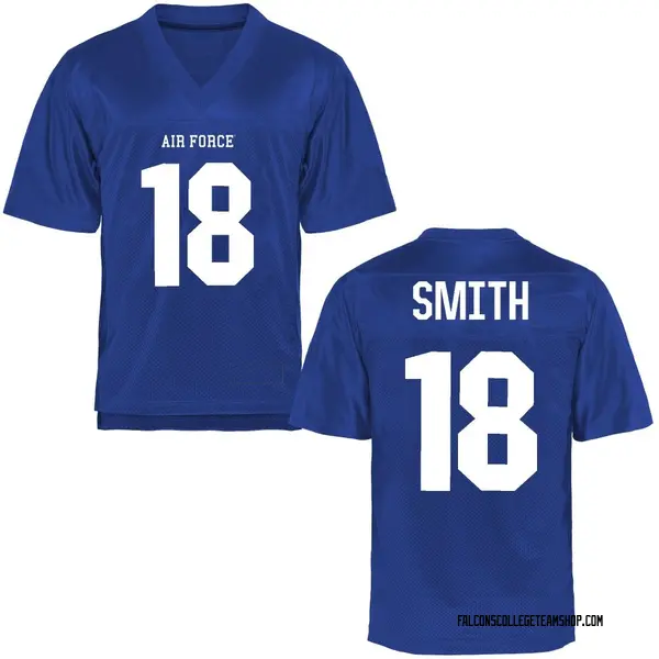 Men's Quin Smith Air Force Falcons Game Royal Blue Football College Jersey