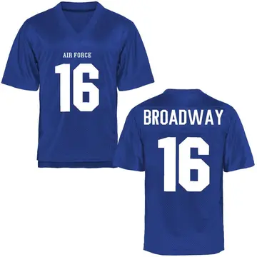 Men's Reign Broadway Air Force Falcons Game Royal Blue Football College Jersey