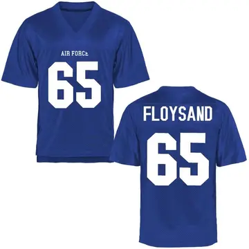 Men's Samuel Floysand Air Force Falcons Replica Royal Blue Football College Jersey