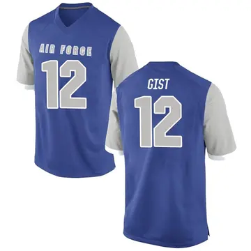 Men's Terrence Gist Air Force Falcons Game Royal Football College Jersey