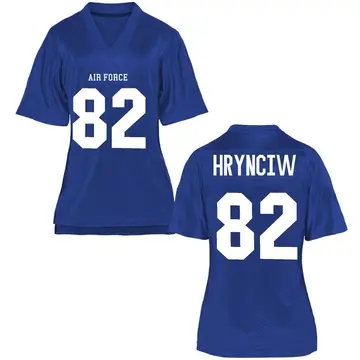 Women's Adam Hrynciw Air Force Falcons Game Royal Blue Football College Jersey