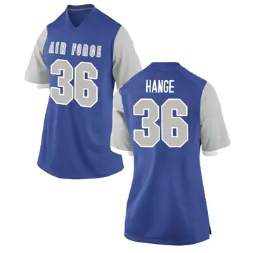 Women's Astin Hange Air Force Falcons Nike Replica Royal Football College Jersey