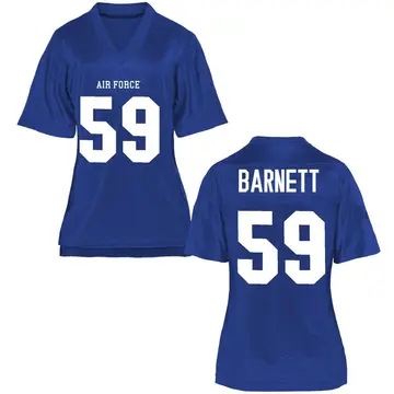 Women's Chaz Barnett Air Force Falcons Replica Royal Blue Football College Jersey