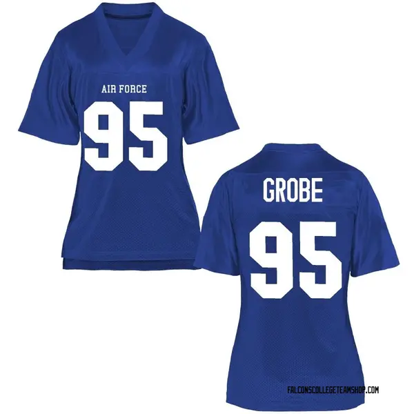 Women's Daniel Grobe Air Force Falcons Game Royal Blue Football College Jersey