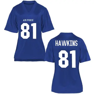 Women's Houston Hawkins Air Force Falcons Replica Royal Blue Football College Jersey