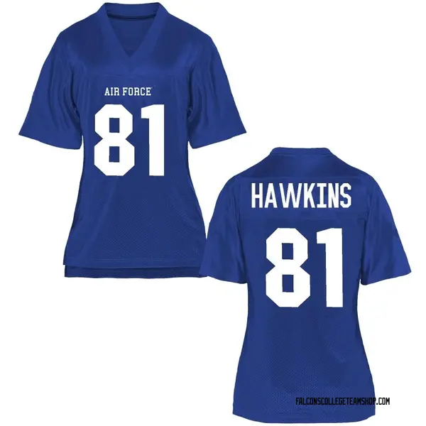 Women's Houston Hawkins Air Force Falcons Replica Royal Blue Football College Jersey