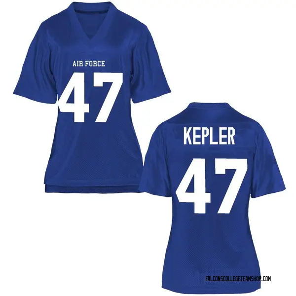 Women's Jake Kepler Air Force Falcons Game Royal Blue Football College Jersey