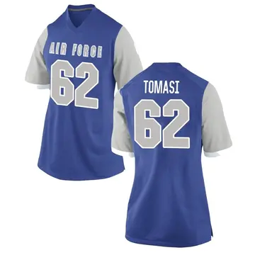 Women's James Tomasi Air Force Falcons Nike Replica Royal Football College Jersey