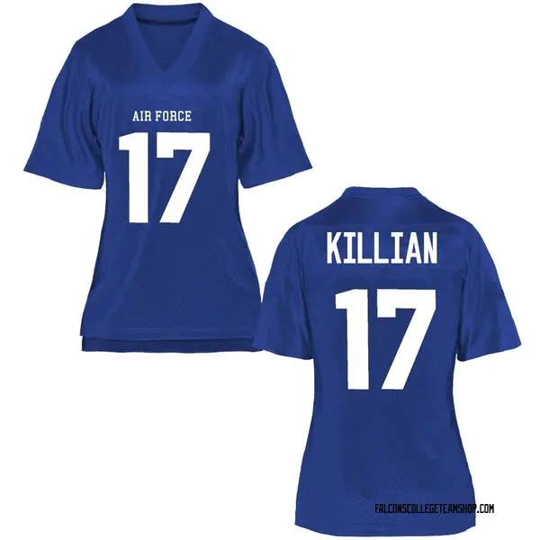 Women's Kaleb Killian Air Force Falcons Game Royal Blue Football College Jersey