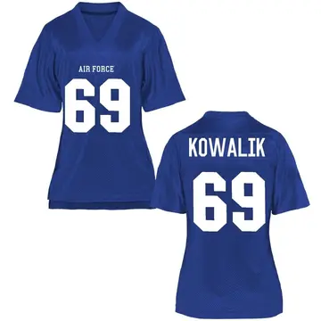 Women's Luca Kowalik Air Force Falcons Replica Royal Blue Football College Jersey