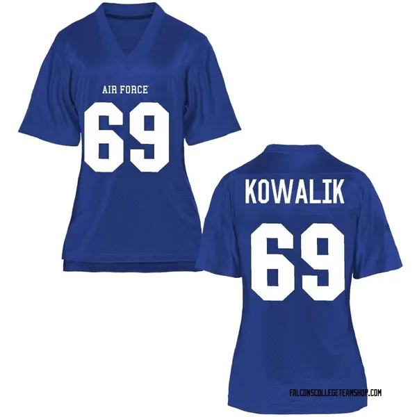 Women's Luca Kowalik Air Force Falcons Replica Royal Blue Football College Jersey