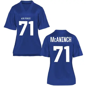 Women's Michael McAninch Air Force Falcons Replica Royal Blue Football College Jersey