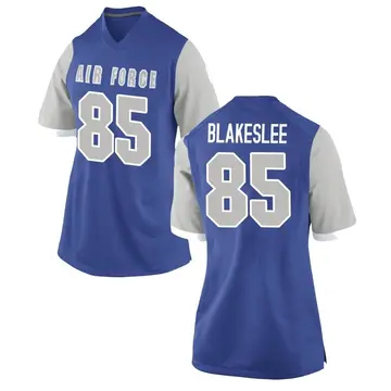 Women's Mitchell Blakeslee Air Force Falcons Nike Replica Royal Football College Jersey