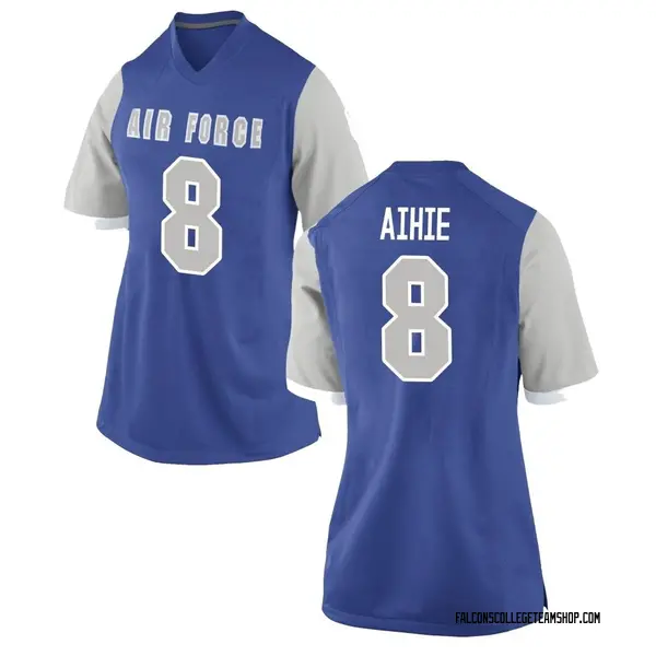 Women's Osaro Aihie Air Force Falcons Nike Game Royal Football College Jersey