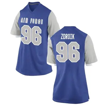 Women's Payton Zdroik Air Force Falcons Nike Game Royal Football College Jersey