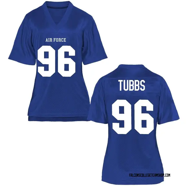 Women's Reagan Tubbs Air Force Falcons Game Royal Blue Football College Jersey