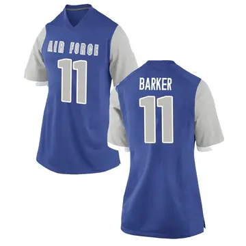 Women's TJ Barker Air Force Falcons Nike Replica Royal Football College Jersey