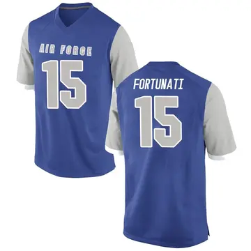 Youth Brody Fortunati Air Force Falcons Game Royal Football College Jersey