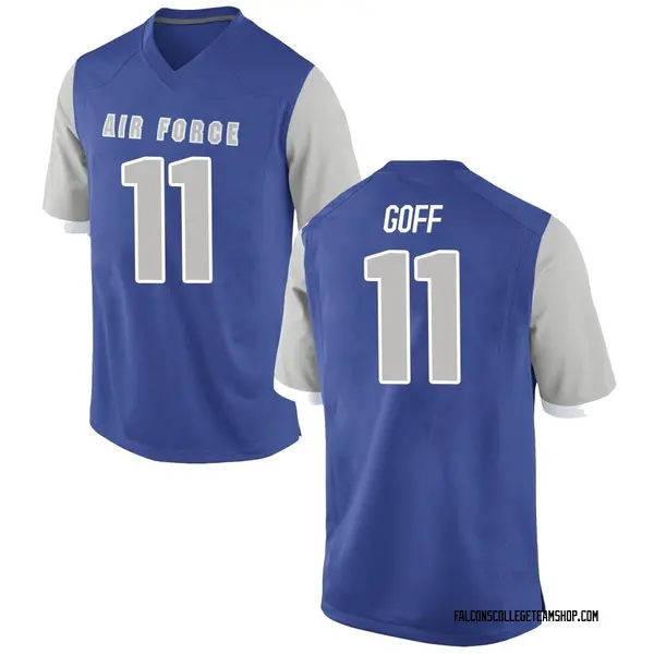 Youth Camby Goff Air Force Falcons Nike Replica Royal Football College Jersey