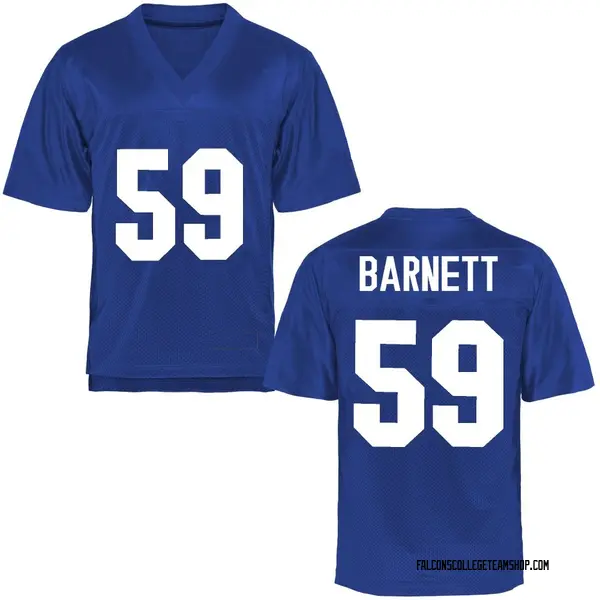 Youth Chaz Barnett Air Force Falcons Replica Royal Blue Football College Jersey
