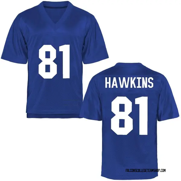 Youth Houston Hawkins Air Force Falcons Replica Royal Blue Football College Jersey