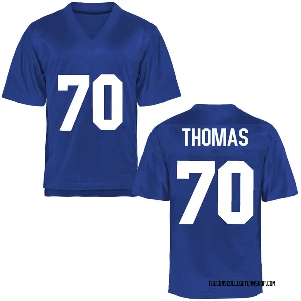 Youth Johnique Thomas Air Force Falcons Replica Royal Blue Football College Jersey