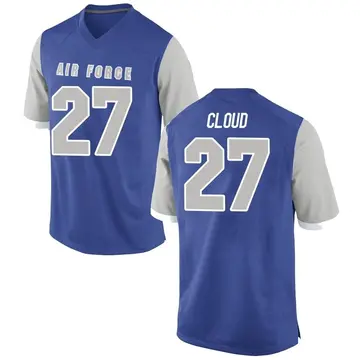 Youth Kaden Cloud Air Force Falcons Game Royal Football College Jersey