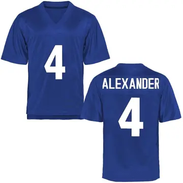 Youth Kendin Alexander Air Force Falcons Game Royal Blue Football College Jersey