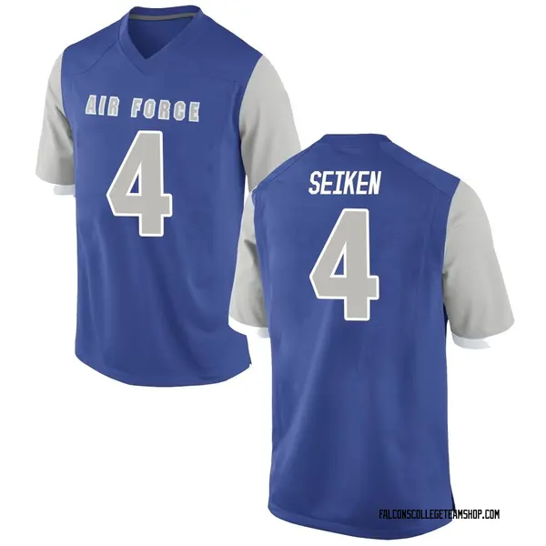 Youth Mikhail Seiken Air Force Falcons Nike Game Royal Football College Jersey