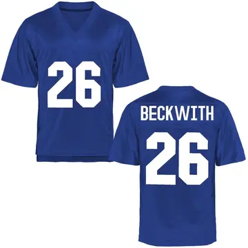 Youth Nick Beckwith Air Force Falcons Game Royal Blue Football College Jersey
