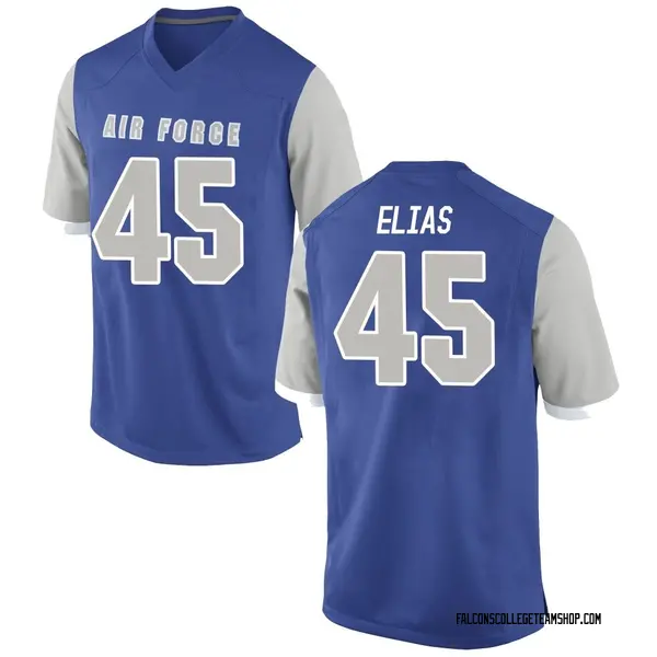 Youth Omari Elias Air Force Falcons Nike Replica Royal Football College Jersey