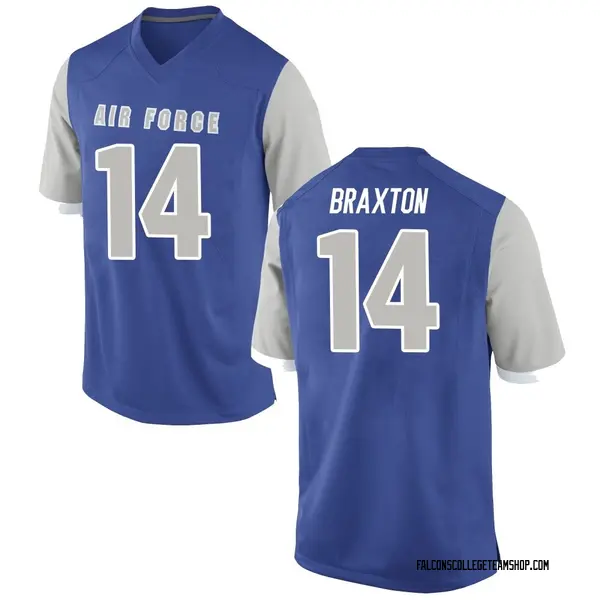 Youth Shawn Braxton Air Force Falcons Nike Game Royal Football College Jersey